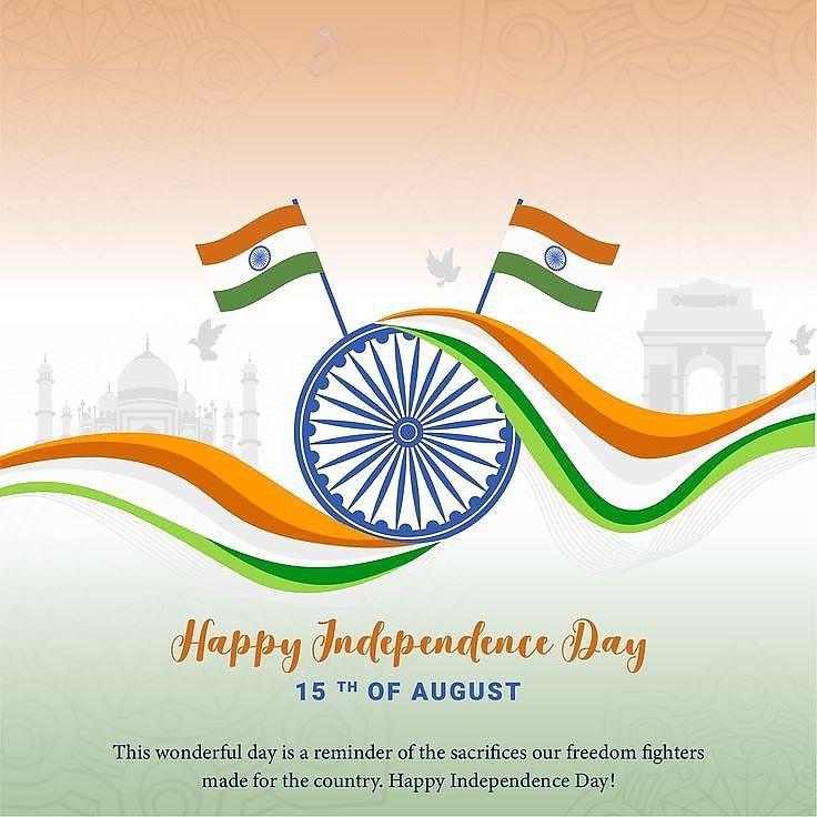 Happy Independence Day Images : Wishes, Quotes Photos and Wallpaper Download | рд╕реНрд╡рддрдВрддреНрд░рддрд╛ рджрд┐рд╡рд╕ рдХреА рд╢реБрднрдХрд╛рдордирд╛ рд╕рдВрджреЗрд╢ | 65 15 august quotes images(10)