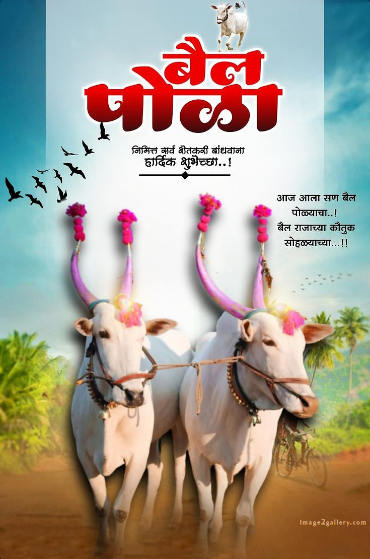 100+ Bail Pola Wishes In Marathi | बैल पोळा शुभेच्छा संदेश मराठीत | 47 bail pola wishes in marathi -(1)