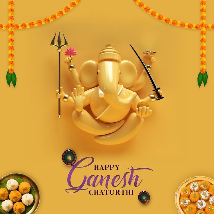 Happy Ganesh Chaturthi Wishes Quotes in Hindi: рдЦреВрдмрд╕реВрд░рдд рд╕рдВрджреЗрд╢ рднрдЧрд╡рд╛рди рд╡рд┐рдирд╛рдпрдХ рдЪрддреБрд░реНрдереА рд╢реБрднрдХрд╛рдордирд╛рдПрдВред 55 ganesh chaturthi wishes in english -(22)