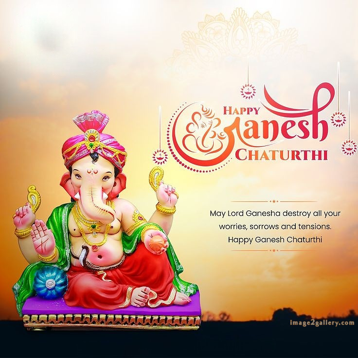 Happy Ganesh Chaturthi Wishes Quotes in Hindi: рдЦреВрдмрд╕реВрд░рдд рд╕рдВрджреЗрд╢ рднрдЧрд╡рд╛рди рд╡рд┐рдирд╛рдпрдХ рдЪрддреБрд░реНрдереА рд╢реБрднрдХрд╛рдордирд╛рдПрдВред 43 ganesh chaturthi wishes in english images -(26)