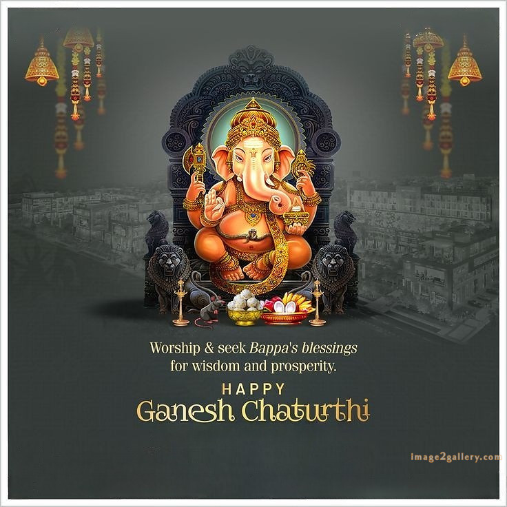 Happy Ganesh Chaturthi Wishes Quotes in Hindi: рдЦреВрдмрд╕реВрд░рдд рд╕рдВрджреЗрд╢ рднрдЧрд╡рд╛рди рд╡рд┐рдирд╛рдпрдХ рдЪрддреБрд░реНрдереА рд╢реБрднрдХрд╛рдордирд╛рдПрдВред 309 ganesh festival photo -(3)
