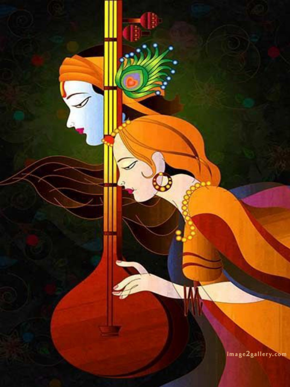1200+ Krishna Images hd - Krishna Radha Photo : 28 god krishna images drawing (4)