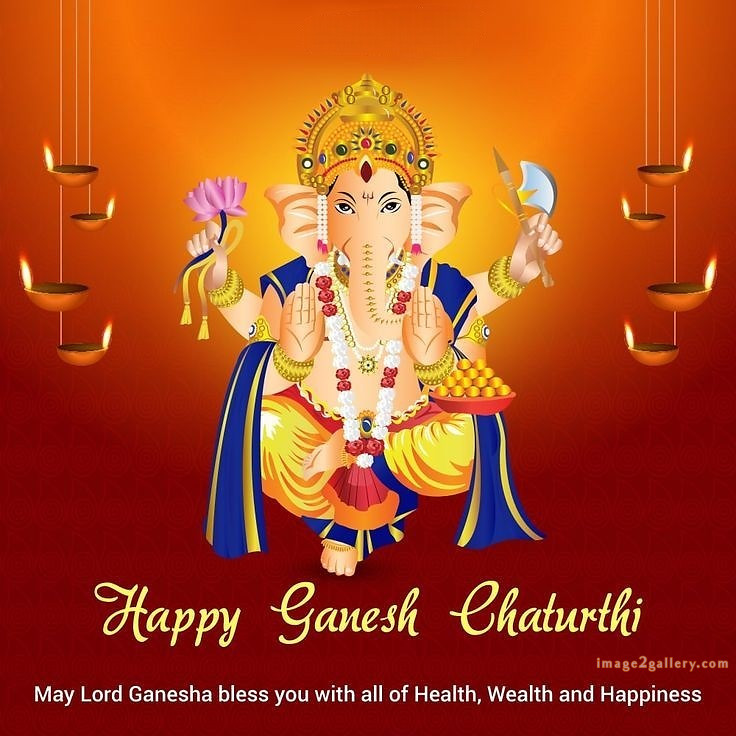 Happy Ganesh Chaturthi Wishes Quotes in Hindi: рдЦреВрдмрд╕реВрд░рдд рд╕рдВрджреЗрд╢ рднрдЧрд╡рд╛рди рд╡рд┐рдирд╛рдпрдХ рдЪрддреБрд░реНрдереА рд╢реБрднрдХрд╛рдордирд╛рдПрдВред 310 happy ganesh chaturthi photo -(6)