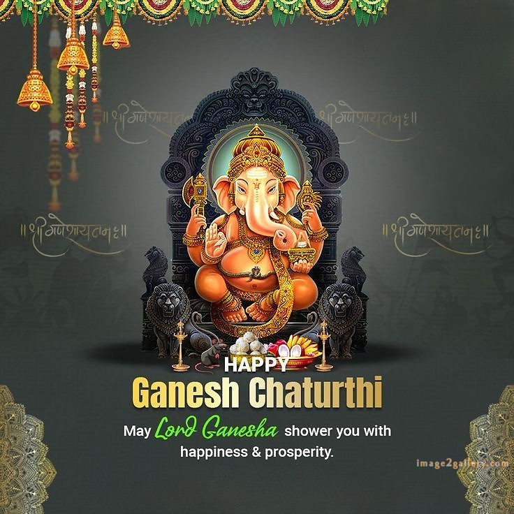 Happy Ganesh Chaturthi Wishes Quotes in Hindi: рдЦреВрдмрд╕реВрд░рдд рд╕рдВрджреЗрд╢ рднрдЧрд╡рд╛рди рд╡рд┐рдирд╛рдпрдХ рдЪрддреБрд░реНрдереА рд╢реБрднрдХрд╛рдордирд╛рдПрдВред 325 happy ganesh chaturthi photo -(8)