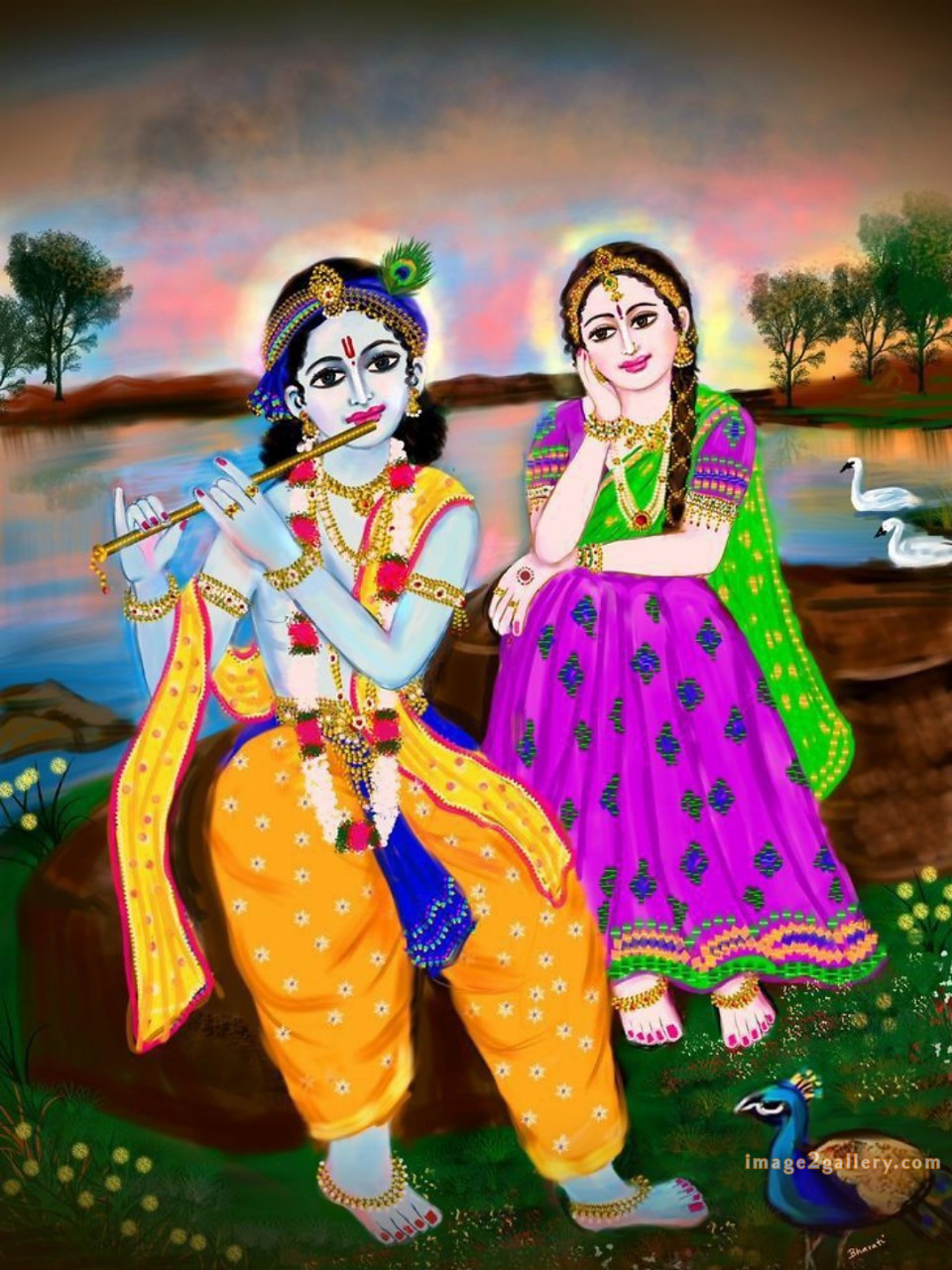 1200+ Krishna Images hd - Krishna Radha Photo : 544 krishna images drawing (13)