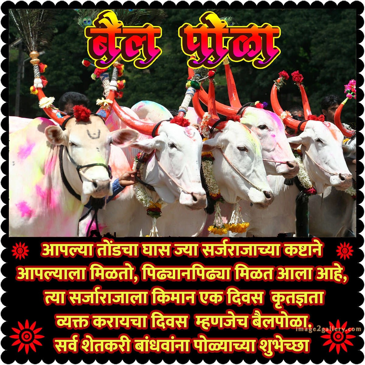 100+ Bail Pola Wishes In Marathi | बैल पोळा शुभेच्छा संदेश मराठीत | 63 बैल पोळा शुभेच्छा मराठी -(6)