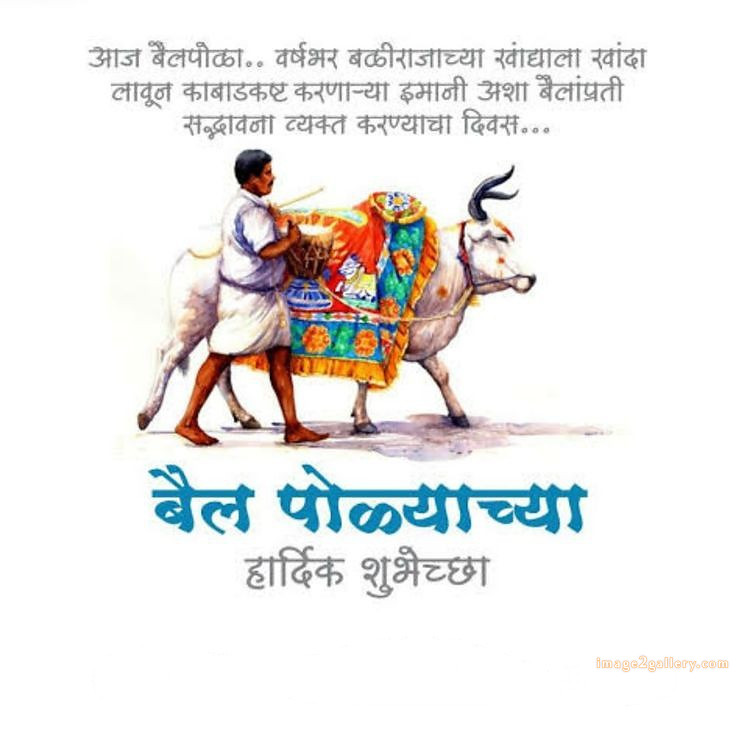 100+ Bail Pola Wishes In Marathi | बैल पोळा शुभेच्छा संदेश मराठीत | 76 बैल पोळा शुभेच्छा संदेश -(1)