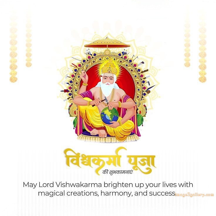 Vishwakarma Puja Wishes, Quotes, Images | विश्वकर्मा जयंती शुभकामनाएं फोटो | 213 biswakarma image -(4)