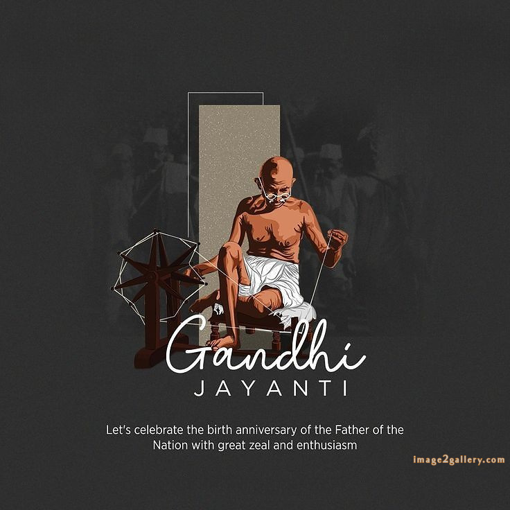 Mahatma Gandhi Jayanti Quotes, Wishes, Status | Gandhi Jayanti Images in Hindi | 264 gandhi jayanti hd images -