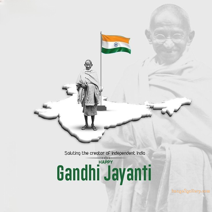 Mahatma Gandhi Jayanti Quotes, Wishes, Status | Gandhi Jayanti Images in Hindi | 267 gandhi jayanti hd images -(11)