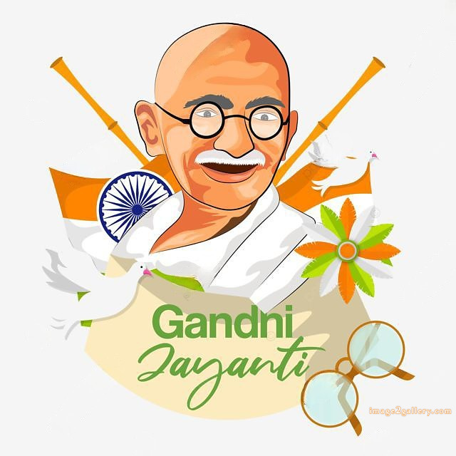 Mahatma Gandhi Jayanti Quotes, Wishes, Status | Gandhi Jayanti Images in Hindi | 250 gandhi jayanti images -(12)