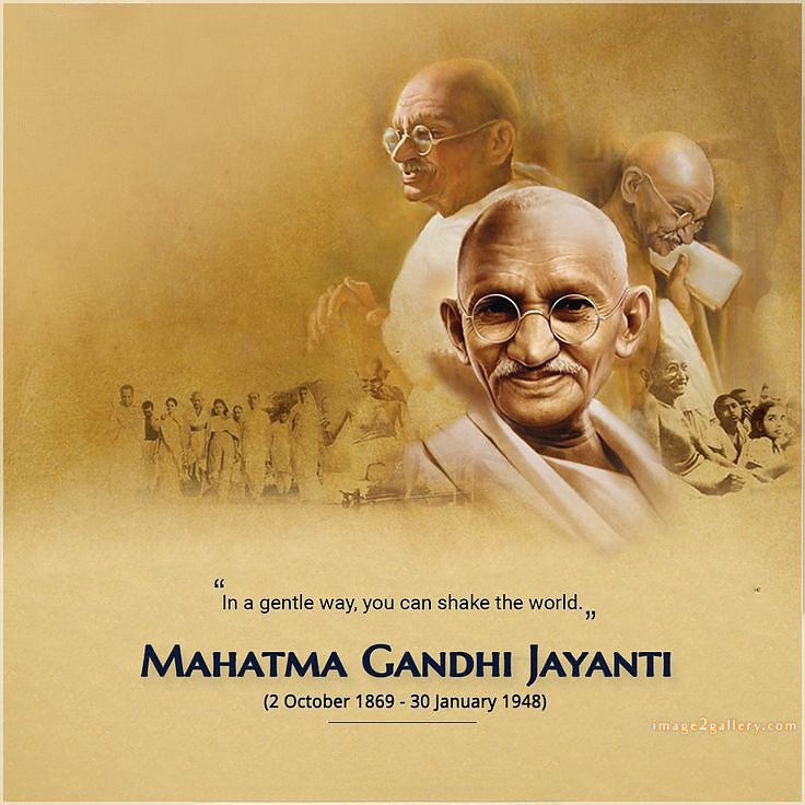 Mahatma Gandhi Jayanti Quotes, Wishes, Status | Gandhi Jayanti Images in Hindi | 242 gandhi jayanti images -(4)