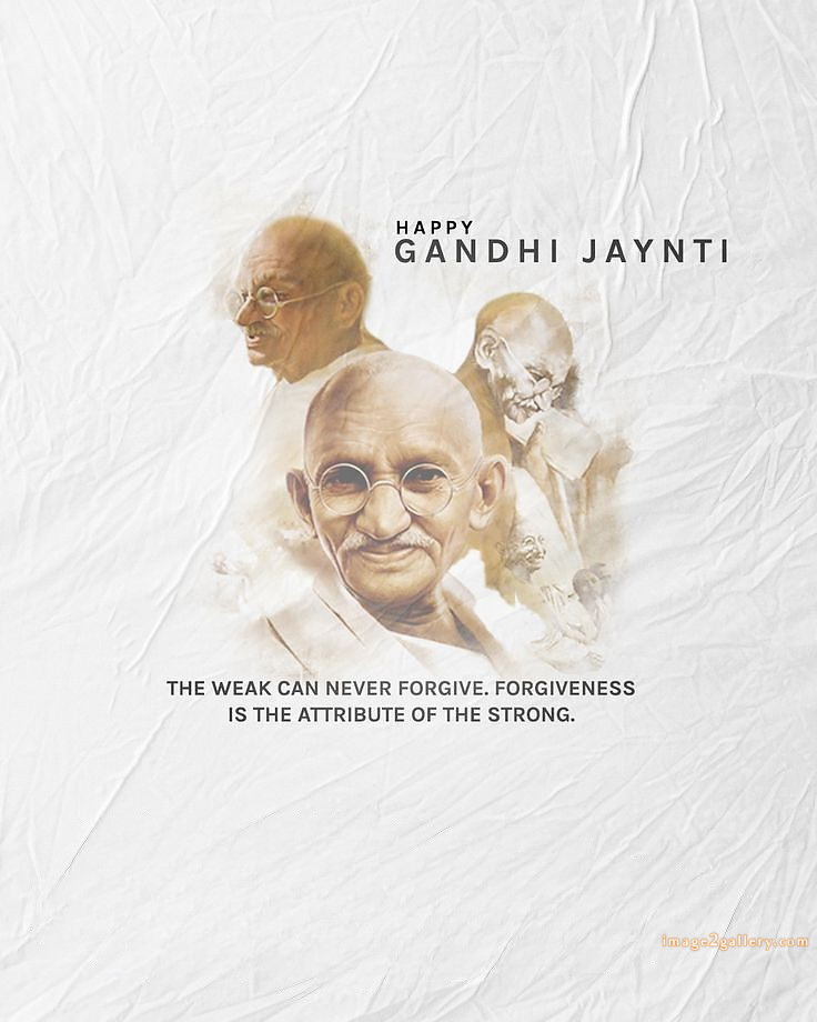 Mahatma Gandhi Jayanti Quotes, Wishes, Status | Gandhi Jayanti Images in Hindi | 245 gandhi jayanti images -(5)