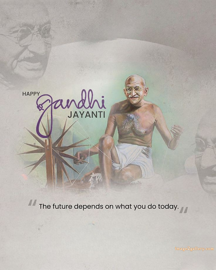 Mahatma Gandhi Jayanti Quotes, Wishes, Status | Gandhi Jayanti Images in Hindi | 241 gandhi jayanti images -(7)