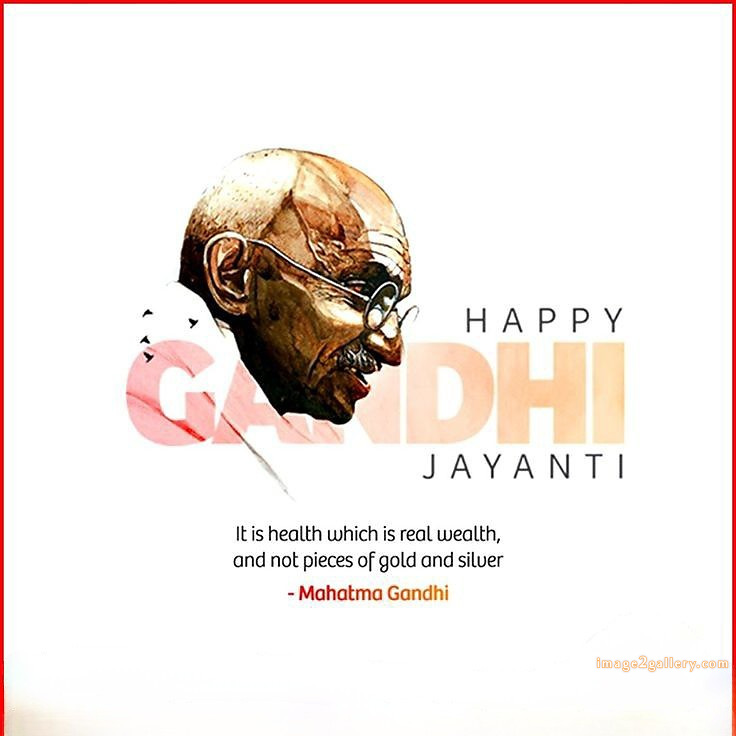 Mahatma Gandhi Jayanti Quotes, Wishes, Status | Gandhi Jayanti Images in Hindi | 247 gandhi jayanti images -(9)