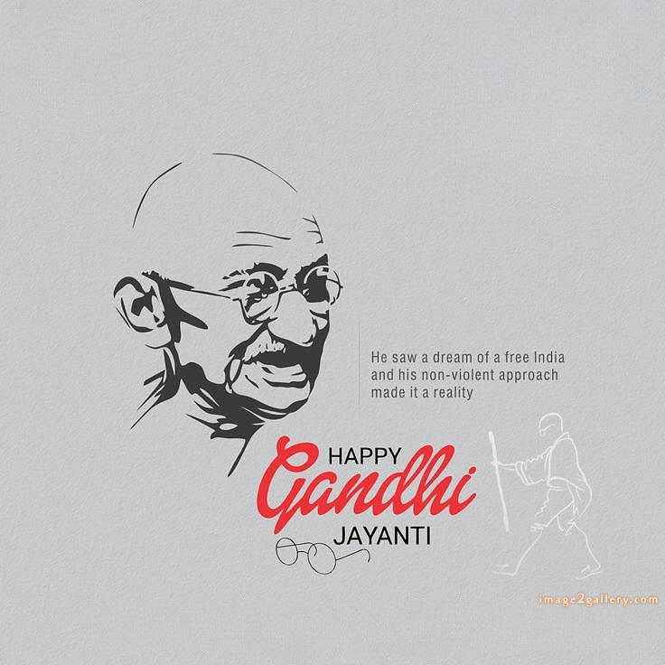 Mahatma Gandhi Jayanti Quotes, Wishes, Status | Gandhi Jayanti Images in Hindi | 287 gandhi jayanti photo -(1)