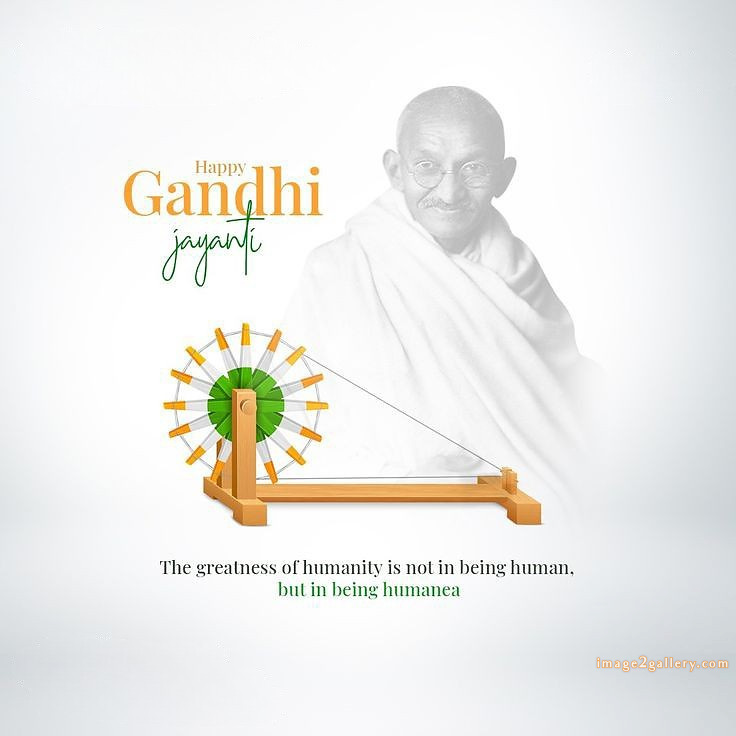 Mahatma Gandhi Jayanti Quotes, Wishes, Status | Gandhi Jayanti Images in Hindi | 290 gandhi jayanti photo -(11)