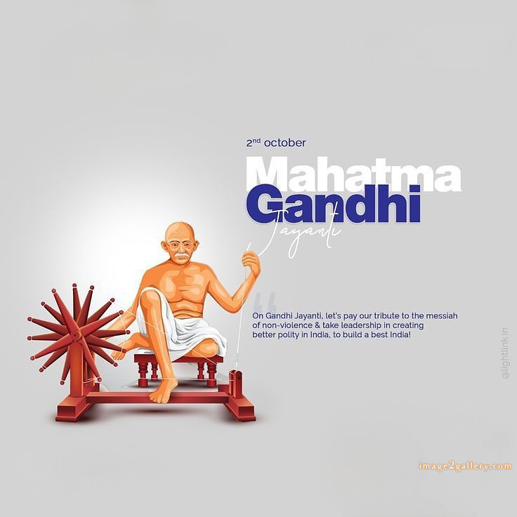 Mahatma Gandhi Jayanti Quotes, Wishes, Status | Gandhi Jayanti Images in Hindi | 61 gandhi jayanti photo -(7)