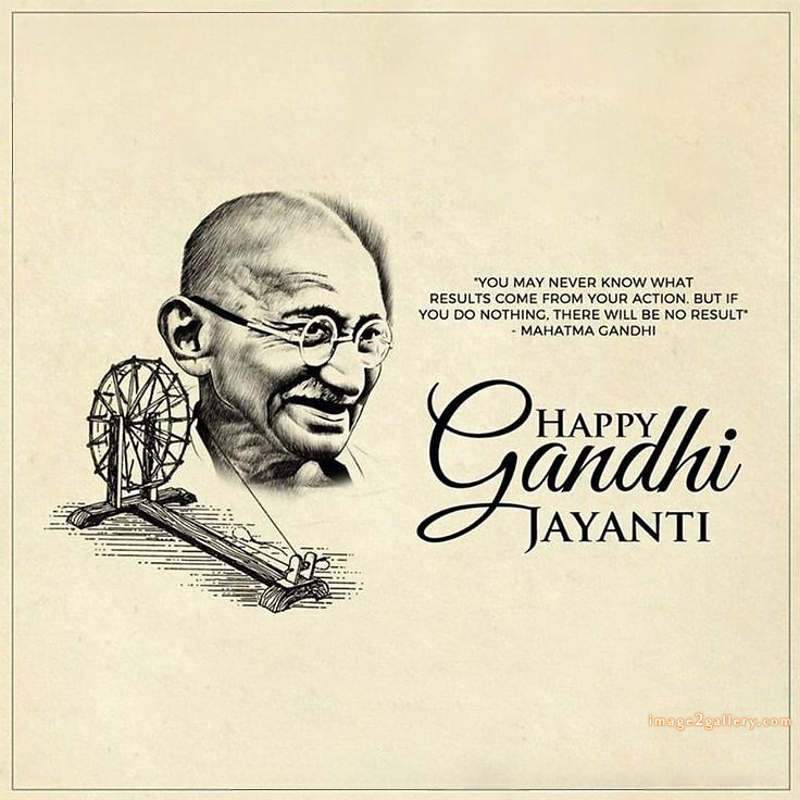 Mahatma Gandhi Jayanti Quotes, Wishes, Status | Gandhi Jayanti Images in Hindi | 294 gandhi jayanti photo -(9)