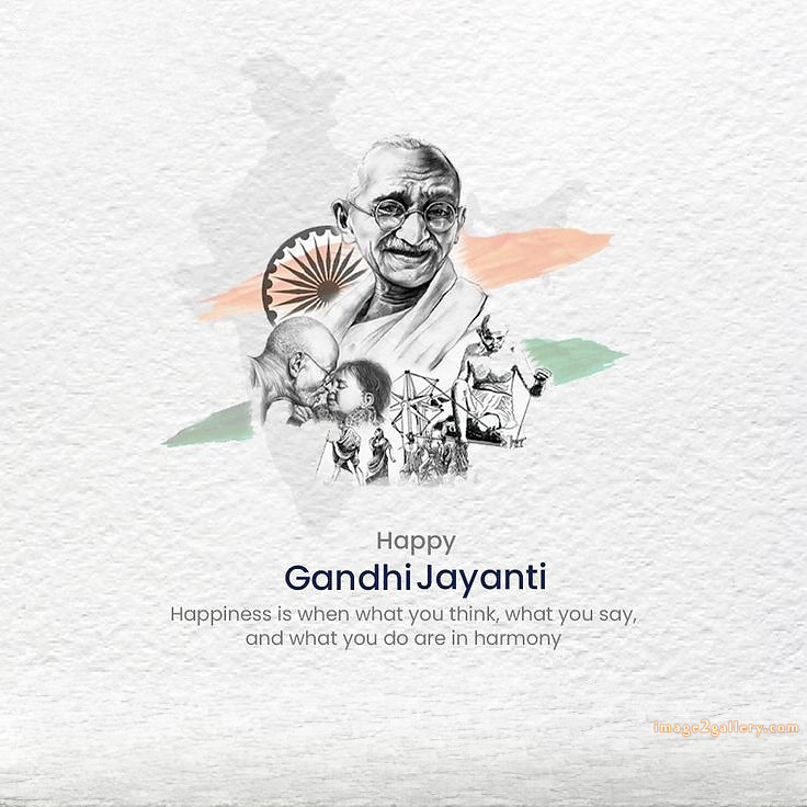 Mahatma Gandhi Jayanti Quotes, Wishes, Status | Gandhi Jayanti Images in Hindi | 274 gandhi jayanti pics -(11)