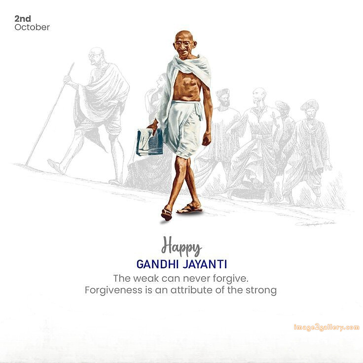 Mahatma Gandhi Jayanti Quotes, Wishes, Status | Gandhi Jayanti Images in Hindi | 272 gandhi jayanti pics -(12)