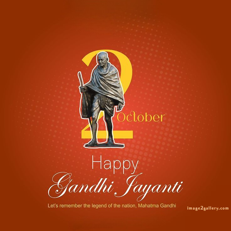 Mahatma Gandhi Jayanti Quotes, Wishes, Status | Gandhi Jayanti Images in Hindi | 66 gandhi jayanti pics -(13)