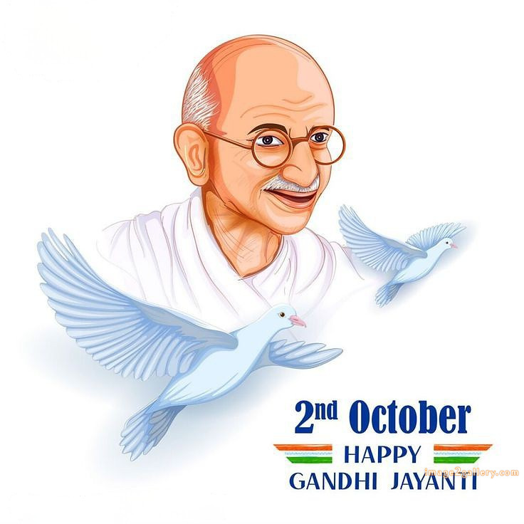 Mahatma Gandhi Jayanti Quotes, Wishes, Status | Gandhi Jayanti Images in Hindi | 271 gandhi jayanti pics -(5)