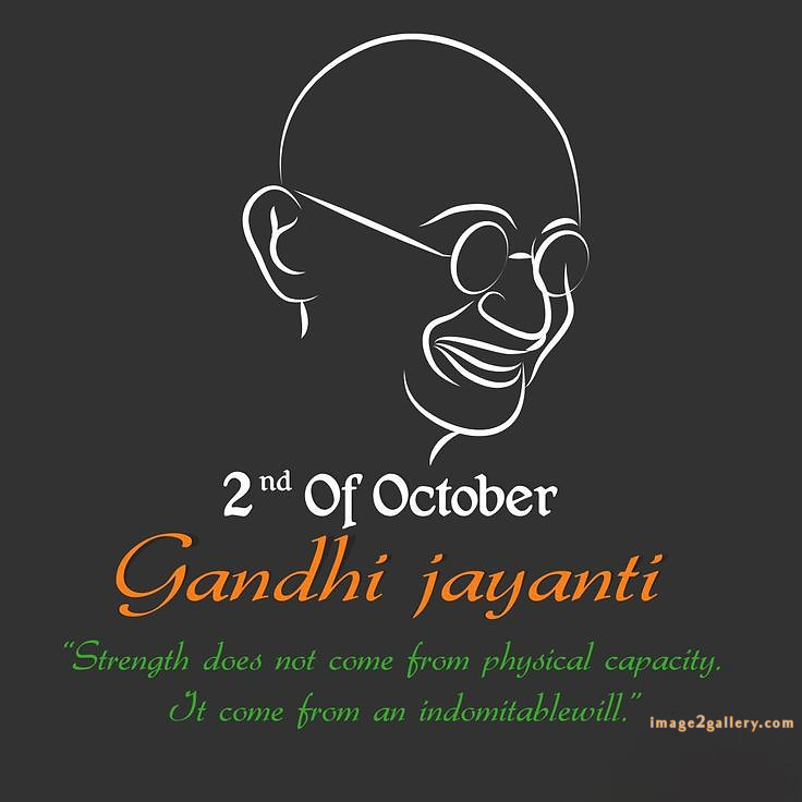 Mahatma Gandhi Jayanti Quotes, Wishes, Status | Gandhi Jayanti Images in Hindi | 270 gandhi jayanti pics -(7)