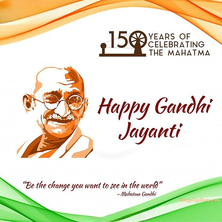 Mahatma Gandhi Jayanti Quotes, Wishes, Status | Gandhi Jayanti Images in Hindi | 72 gandhi jayanti pics -(8)