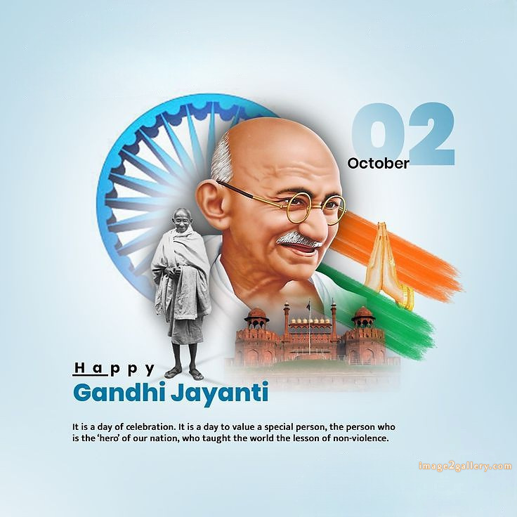 Mahatma Gandhi Jayanti Quotes, Wishes, Status | Gandhi Jayanti Images in Hindi | 220 gandhi jayanti poster -(1)