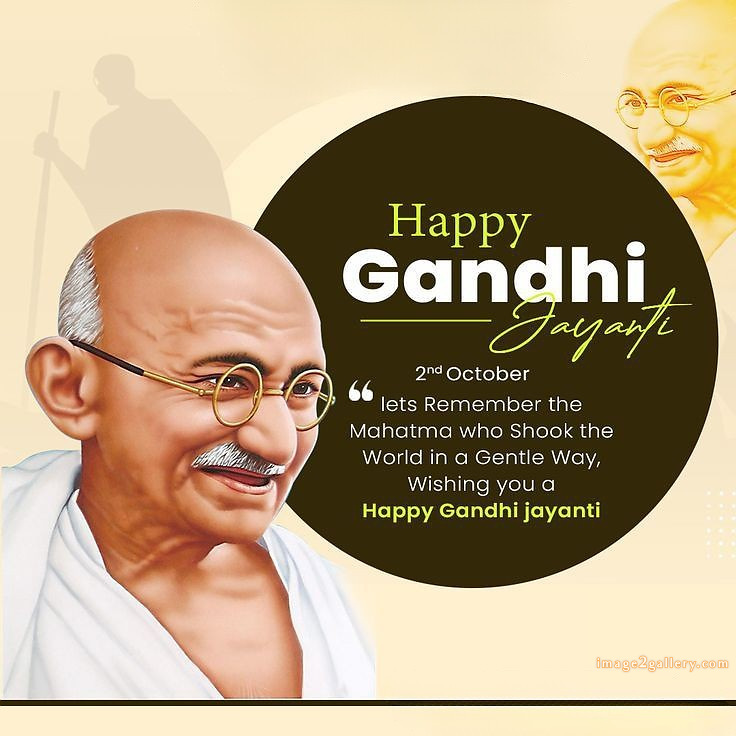 Mahatma Gandhi Jayanti Quotes, Wishes, Status | Gandhi Jayanti Images in Hindi | 133 gandhi jayanti quotes in english -(13