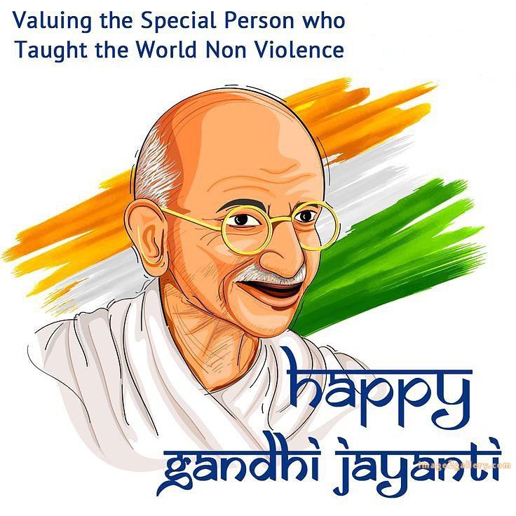 Mahatma Gandhi Jayanti Quotes, Wishes, Status | Gandhi Jayanti Images in Hindi | 141 gandhi jayanti quotes in english -(5)