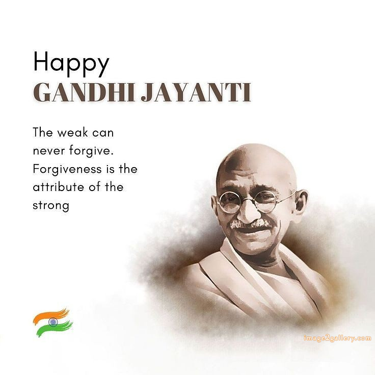 Mahatma Gandhi Jayanti Quotes, Wishes, Status | Gandhi Jayanti Images in Hindi | 46 gandhi jayanti status -(16)