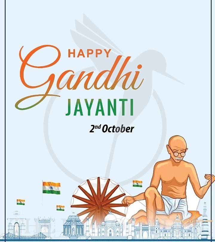 Mahatma Gandhi Jayanti Quotes, Wishes, Status | Gandhi Jayanti Images in Hindi | 56 gandhi jayanti status -(3)