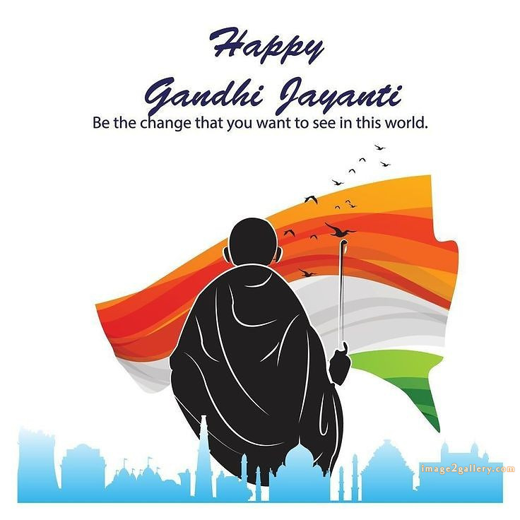 Mahatma Gandhi Jayanti Quotes, Wishes, Status | Gandhi Jayanti Images in Hindi | 54 gandhi jayanti status -(9)