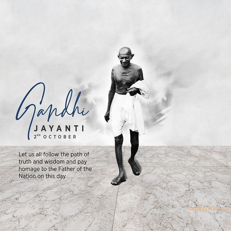 Mahatma Gandhi Jayanti Quotes, Wishes, Status | Gandhi Jayanti Images in Hindi | 236 gandhi jayanti wishes -
