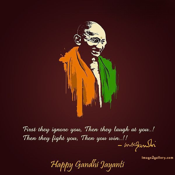 Mahatma Gandhi Jayanti Quotes, Wishes, Status | Gandhi Jayanti Images in Hindi | 239 gandhi jayanti wishes -(9)