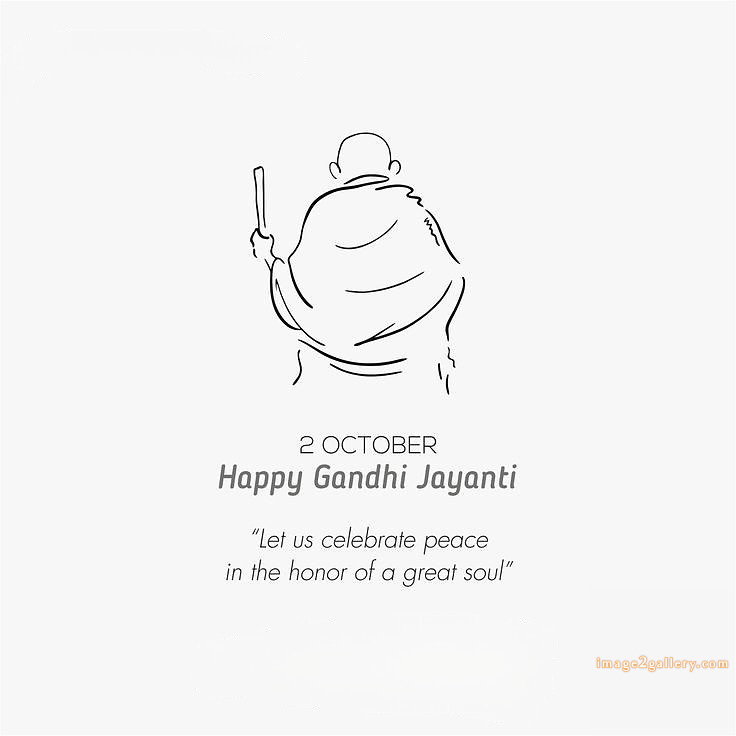 Mahatma Gandhi Jayanti Quotes, Wishes, Status | Gandhi Jayanti Images in Hindi | 302 happy gandhi jayanti -(12)