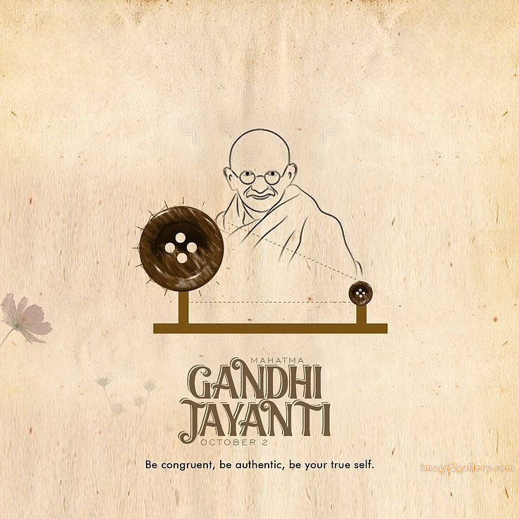 Mahatma Gandhi Jayanti Quotes, Wishes, Status | Gandhi Jayanti Images in Hindi | 309 happy gandhi jayanti -(15)