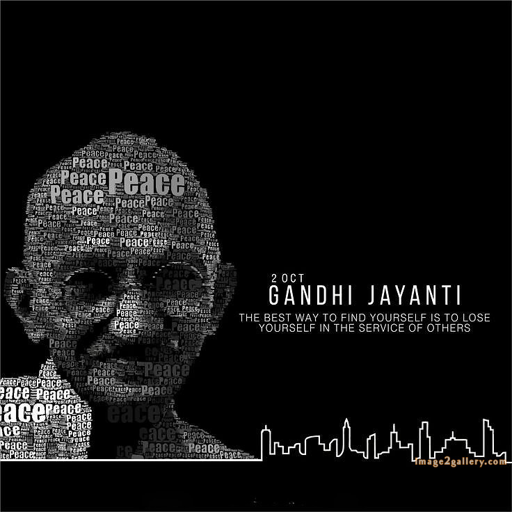 Mahatma Gandhi Jayanti Quotes, Wishes, Status | Gandhi Jayanti Images in Hindi | 308 happy gandhi jayanti -(18)