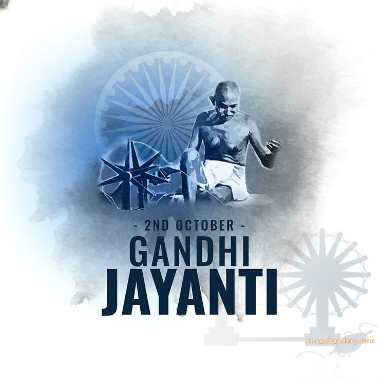 Mahatma Gandhi Jayanti Quotes, Wishes, Status | Gandhi Jayanti Images in Hindi | 228 happy gandhi jayanti poster -(3)