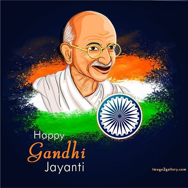 Mahatma Gandhi Jayanti Quotes, Wishes, Status | Gandhi Jayanti Images in Hindi | 226 happy gandhi jayanti poster -(7)