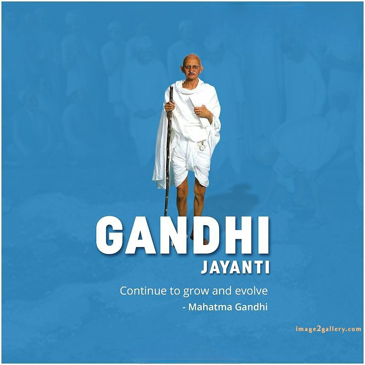 Mahatma Gandhi Jayanti Quotes, Wishes, Status | Gandhi Jayanti Images in Hindi | 233 happy gandhi jayanti poster -(8)