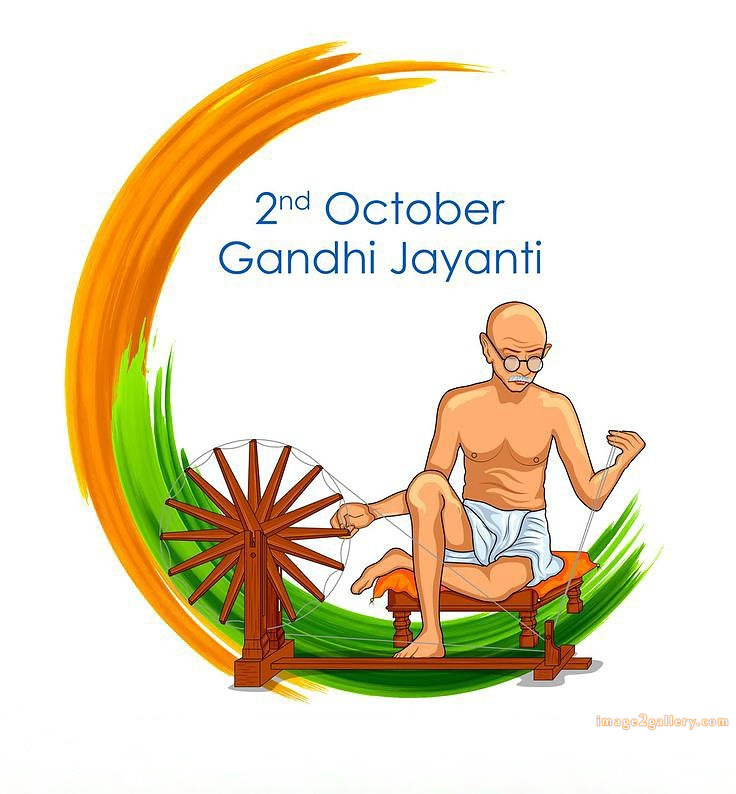 Mahatma Gandhi Jayanti Quotes, Wishes, Status | Gandhi Jayanti Images in Hindi | 231 happy gandhi jayanti poster -(9)