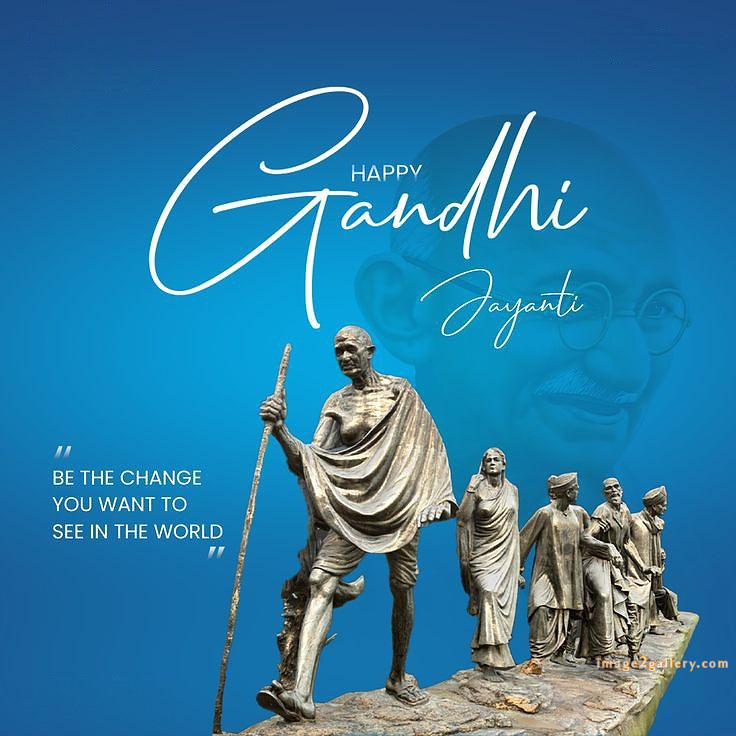 Mahatma Gandhi Jayanti Quotes, Wishes, Status | Gandhi Jayanti Images in Hindi | 210 happy gandhi jayanti quotes -(10)