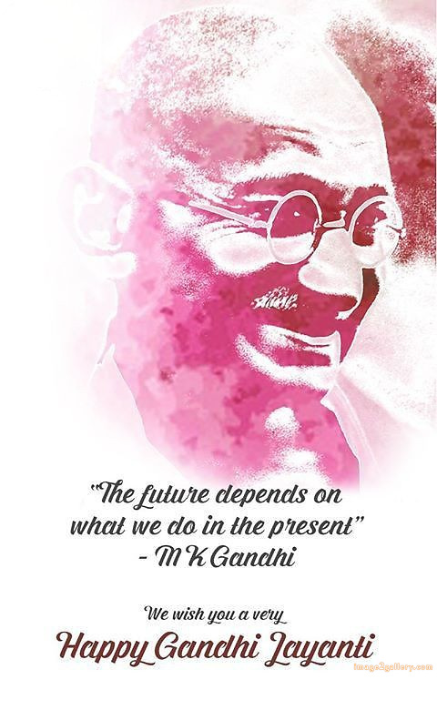 Mahatma Gandhi Jayanti Quotes, Wishes, Status | Gandhi Jayanti Images in Hindi | 205 happy gandhi jayanti quotes -(6)