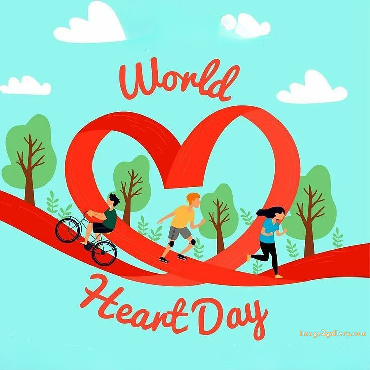 World Heart Day Images, Quotes | World Heart Day in Hindi | 116 heart day poster -(2)