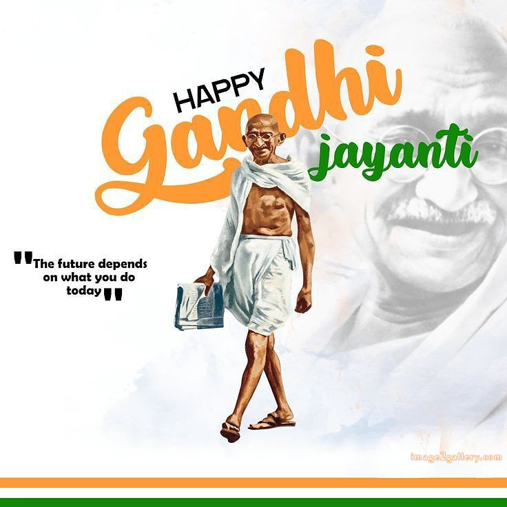 Mahatma Gandhi Jayanti Quotes, Wishes, Status | Gandhi Jayanti Images in Hindi | 118 mahatma gandhi jayanti quotes -(7)