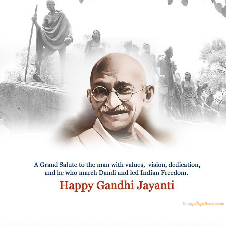 Mahatma Gandhi Jayanti Quotes, Wishes, Status | Gandhi Jayanti Images in Hindi | 193 mahatma gandhi jayanti quotes in english -(2)