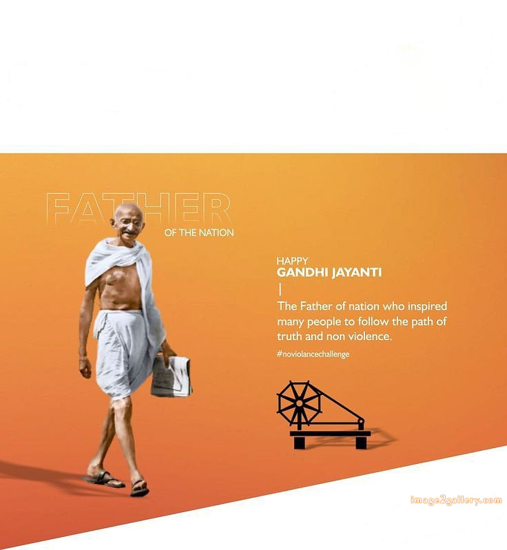 Mahatma Gandhi Jayanti Quotes, Wishes, Status | Gandhi Jayanti Images in Hindi | 199 mahatma gandhi jayanti quotes in english -(3)